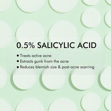 mCaffeine Matcha Tea Hydrocolloid Acne Patches with 0.5% Salicylic Acid | Invisible Waterproof Patches for Active Acne & Pimples | Reduces Acne Size in 2 Uses | for both Women and Men | All Skin Types - 3 Sizes (24N x1)